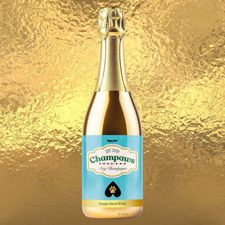 Yappy Hour - Wholesale Pet Treats - Dog - Champaws Dog Champagne | 6ct | Dental2