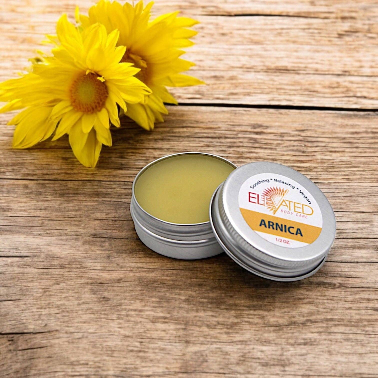Taylor's Naturals - Wholesale Healing Salve/Balm/Cream - ELEVATED - Arnica - Natural sore muscle relief, reduce bruising & swelling (travel/sample size)1