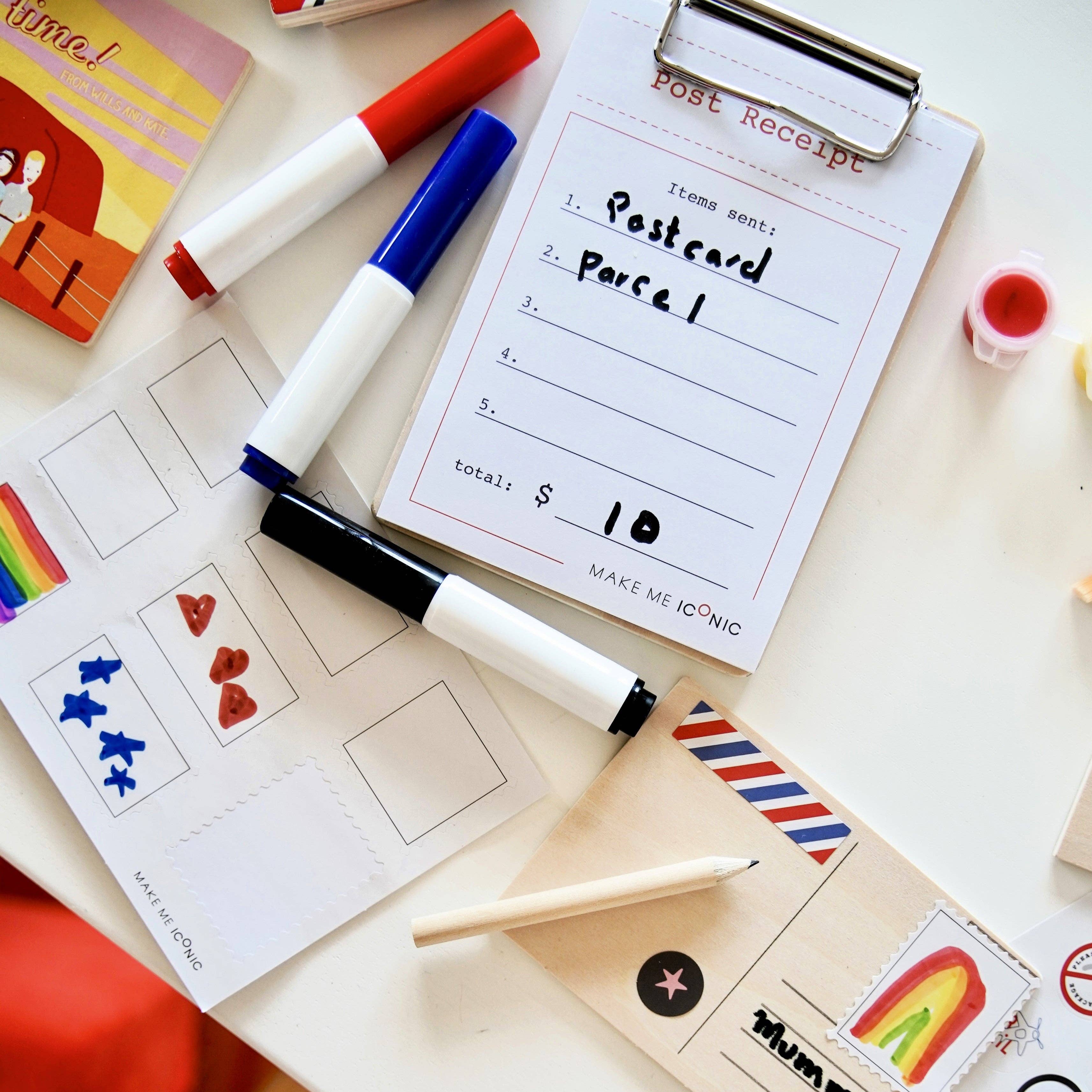 Make Me Iconic - Wholesale DIY Craft Kit - Kids - WOODEN TOY - POST BOX LETTERS CRAFT KIT14