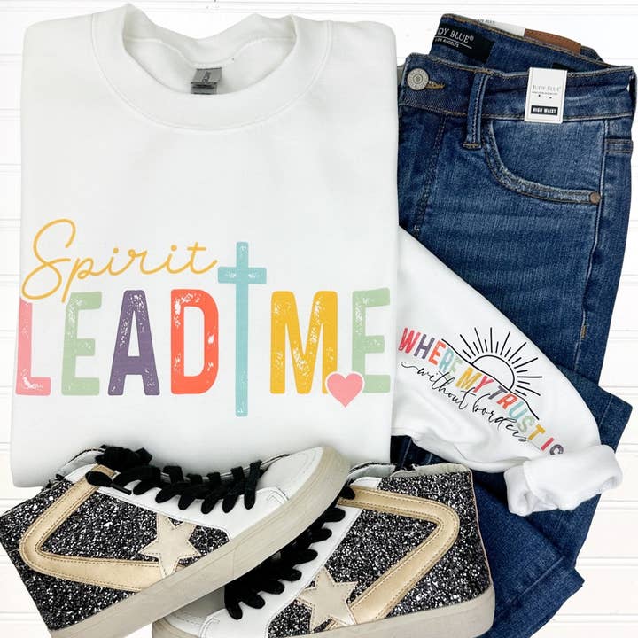 Felpa Spirit Lead Me Gildan per la vendita all'ingrosso da parte di Nikkilynn Wholesale