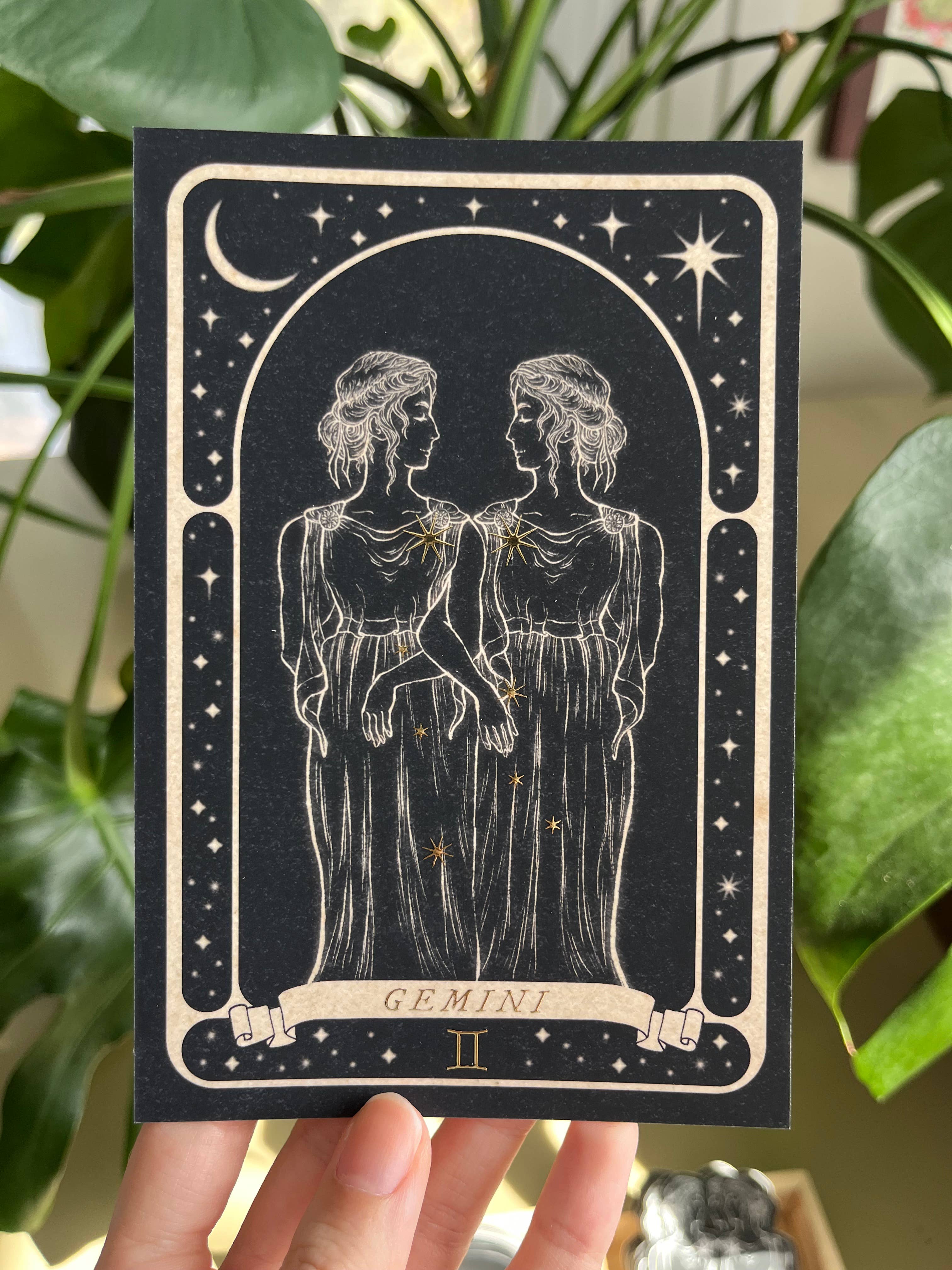 Lauren Noel Studio - Wholesale Postcard - Zodiac Gold Foil Postcard11