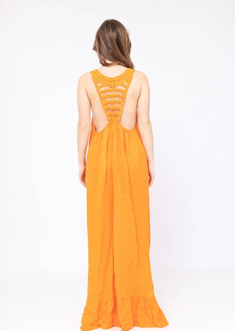 LINEN & COTTON HOUSE – wholesale Dress – Women's – 8521LONG DRESS IN LINE SUMMER CLOTHING11