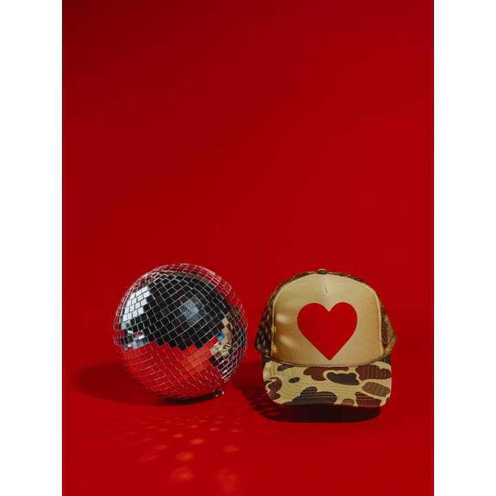 Ascot + Hart - Wholesale Trucker Hat - Women's - Classic Heart Trucker7