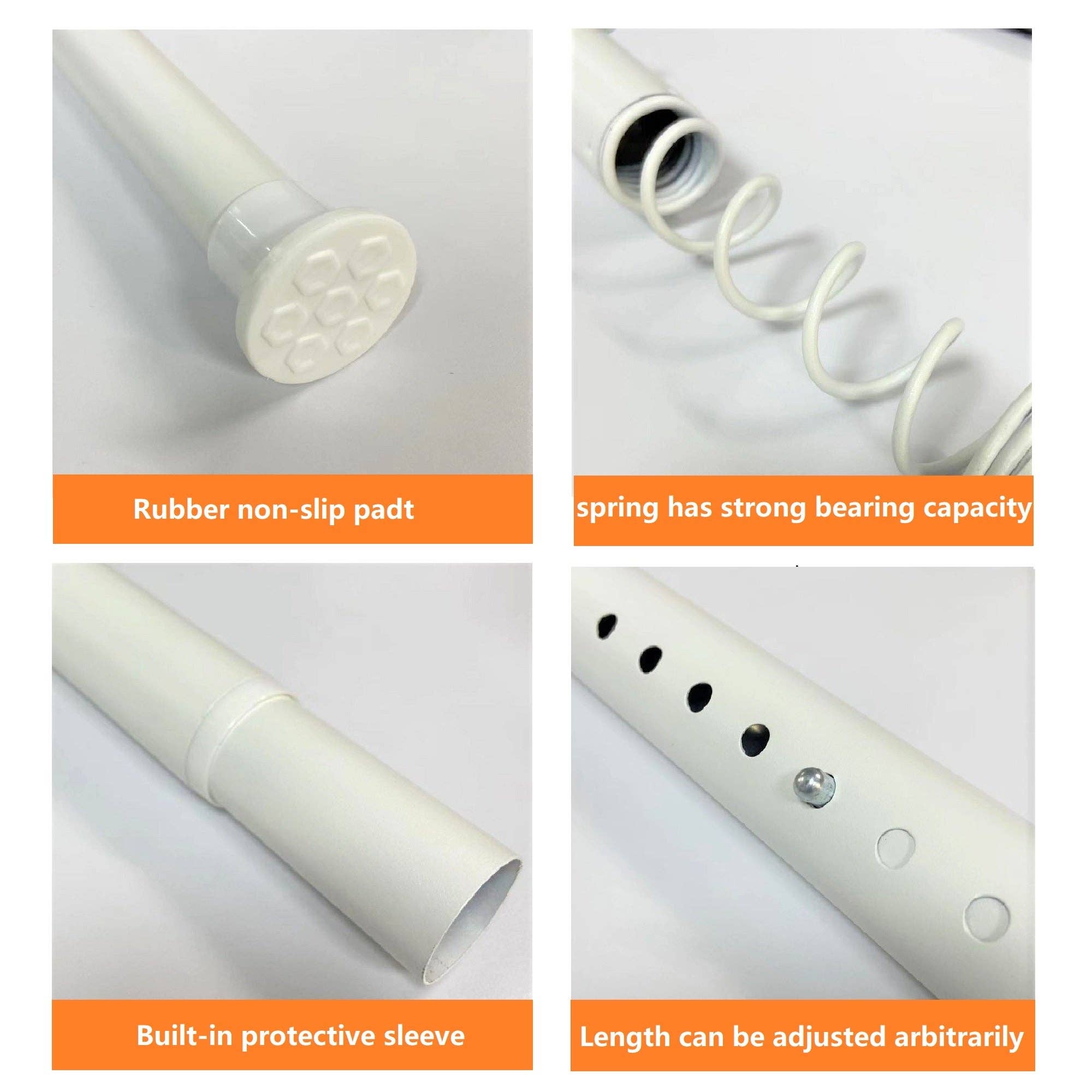 Orange County Decor - Wholesale Coat Rack - Double Clothing Rack, Adjustable Racks For Hanging Clothes, 2 Tier Clothes Heavy Duty Garment White Closet Freestanding System White White Metal3