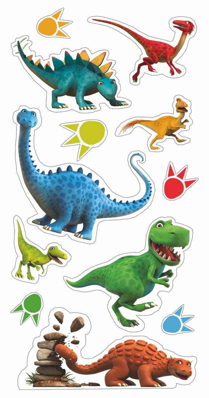 Danilo Promotions Ltd – wholesale Birthday card – Dinosaur Roar Age 5 Sticker Birthday Card1