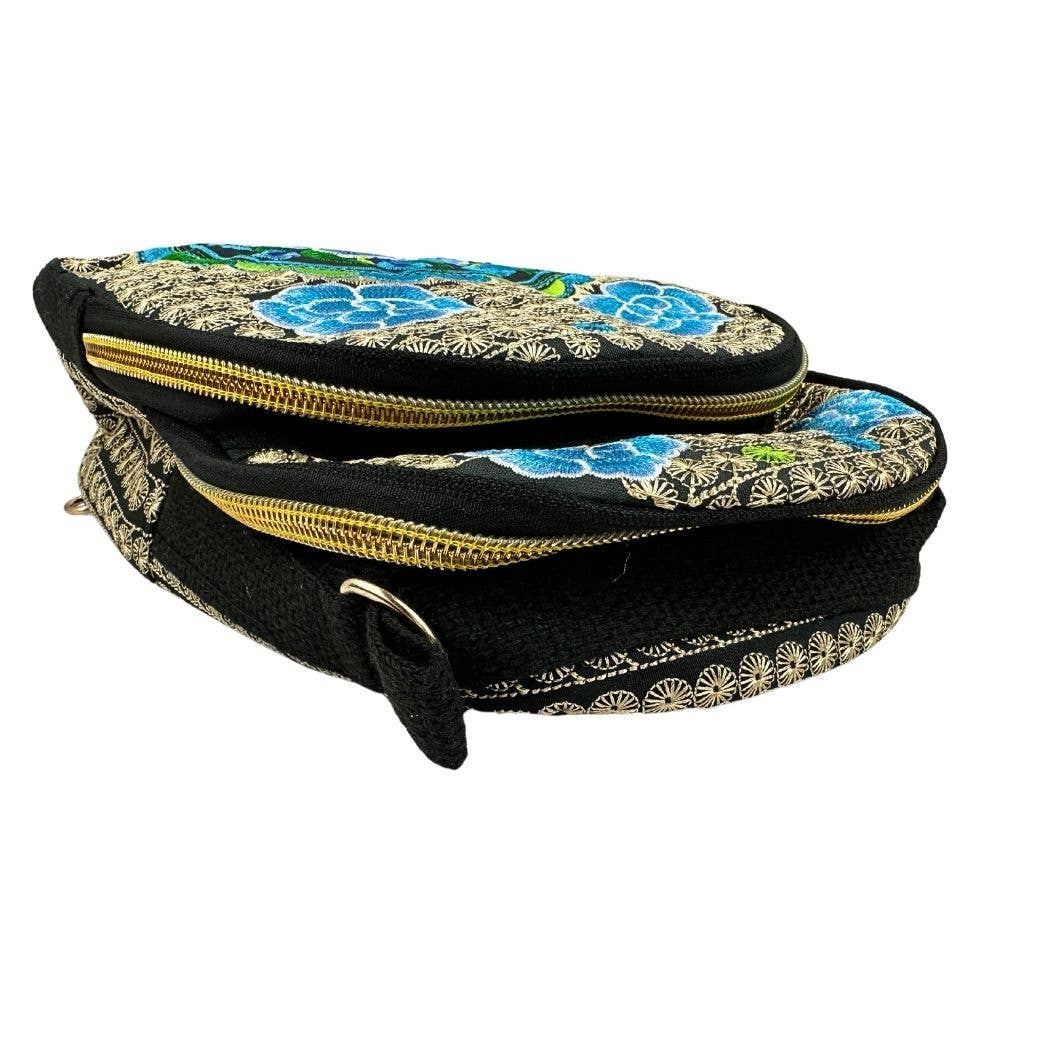 ZKY Wholesale - Wholesale Backpack - Women's - Embroidered Flower Mini Backpack, Crossbody Bag4