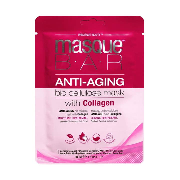 Masque Bar Anti-Ageing Bio Cellulose Sheet Mask for wholesale by Upper Canada Soap