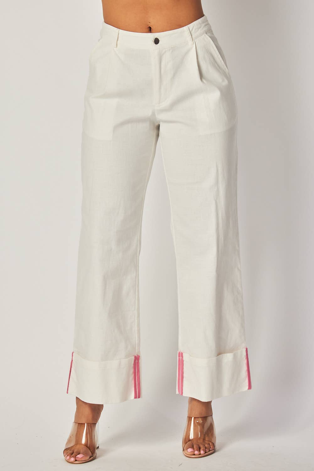 Hot & Delicious - Wholesale Broek - Dames - Jaylene Hem Manchet Broek (HDP32961)15