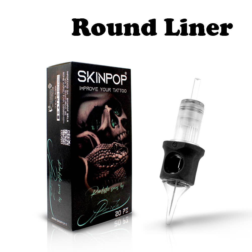 SKINPOP – Cuidados/pomada de tatuagem por atacado – Cartuchos para tatuagem estilo realista SKINPOP por Placido0