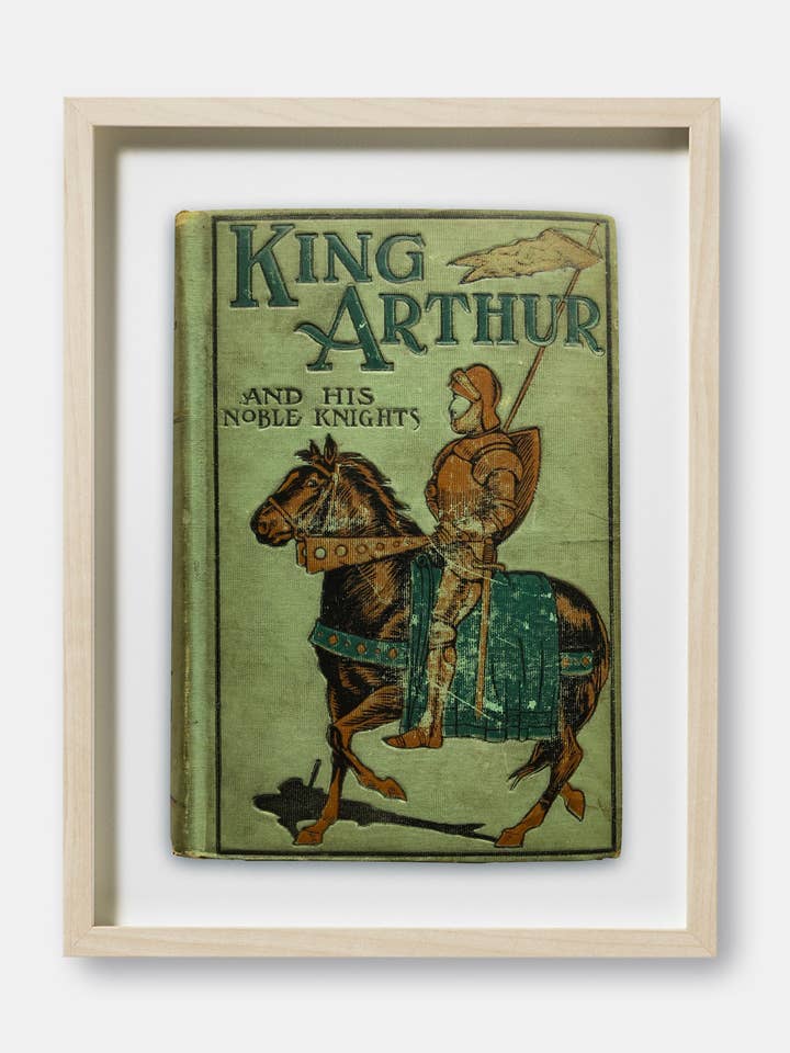 King Arthur And His Noble Knights Book Cover Print for wholesale by The Curious Desk