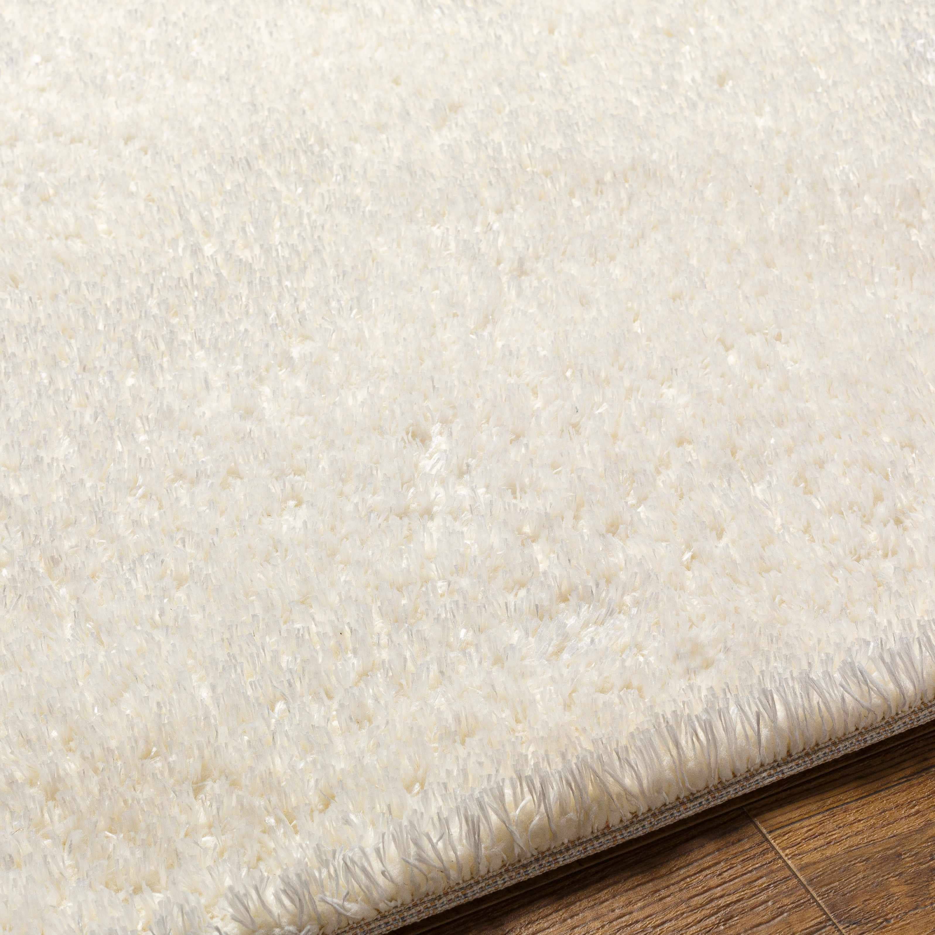 Hauteloom - Wholesale Area Rug - Heavenly Solid Cream Plush Rug6