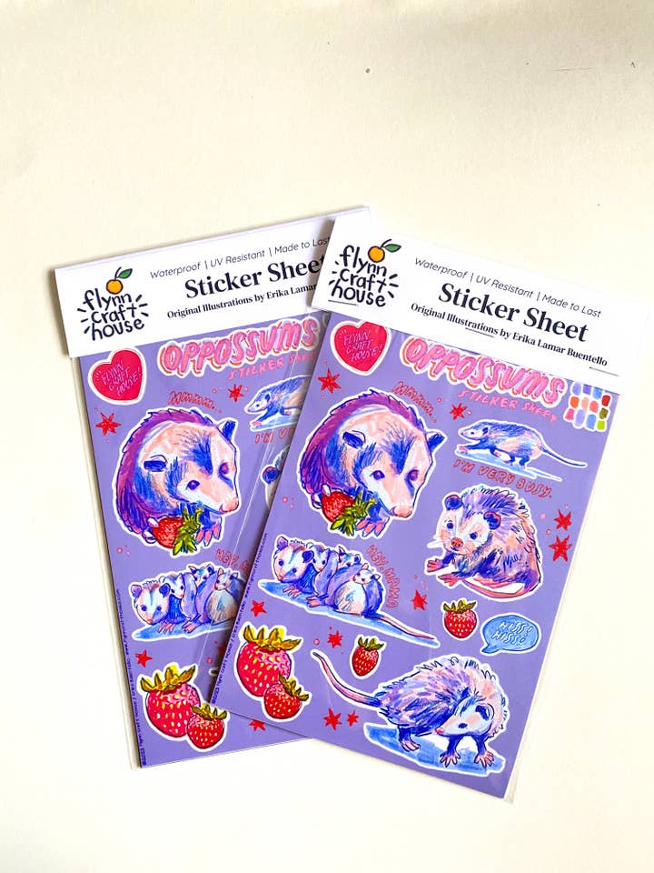 Stickervel voor buidelratten voor wholesale door Flynn Craft House