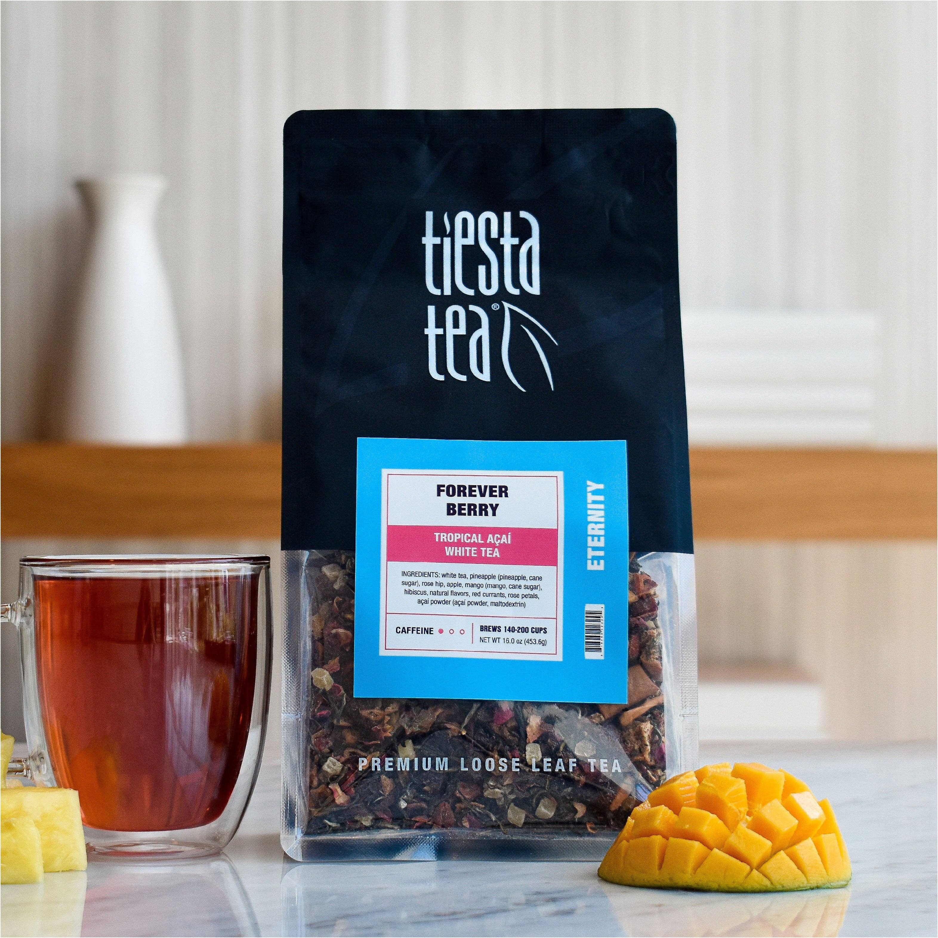 Tiesta Tea Company (loose leaf teas & accessories) - Vente Thé en vrac - Forever Berry - Thé Blanc Tropical Açaï2
