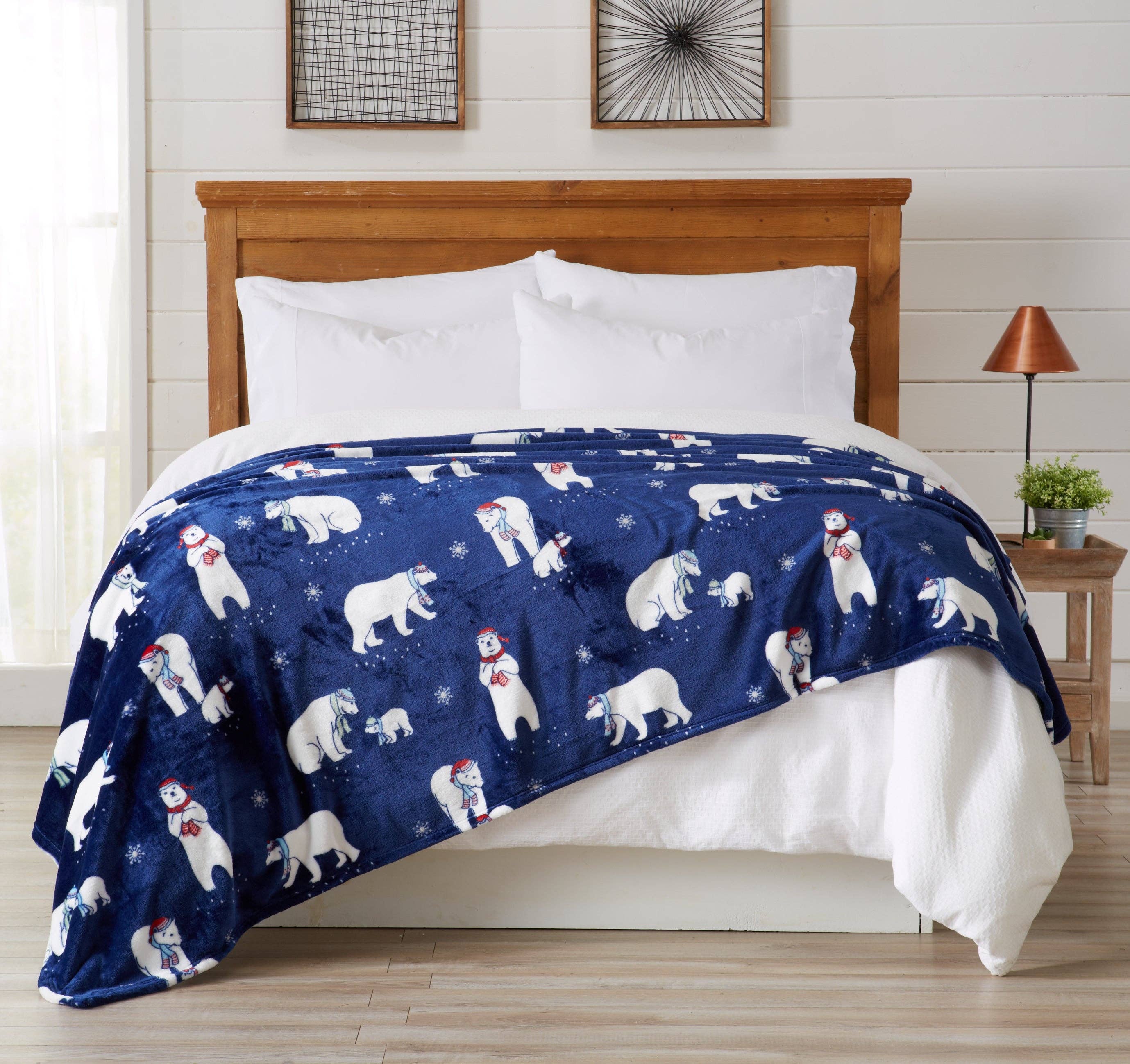 BH Collective - Wholesale Throw Blanket - Throw Blanket - Printed Velvet - Pearl Collection0