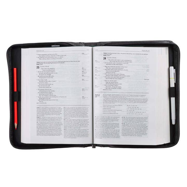Christian Art Gifts - Wholesale Bible Cover - All Things Are Possible Classic Faux Leather Bible Cover5