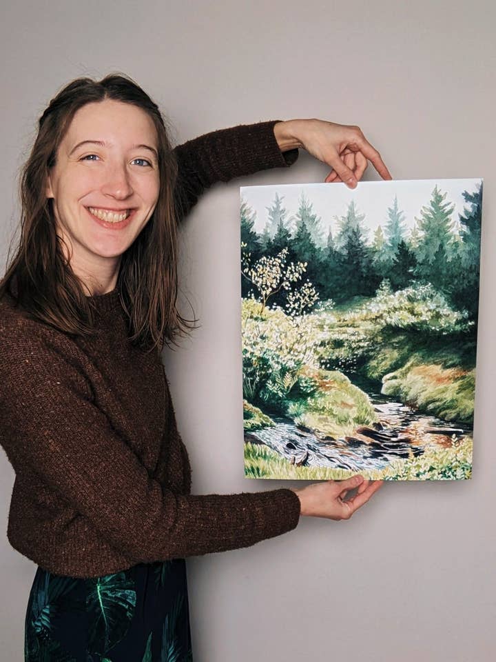 Green Haven | Dolly Sods - Art Print for wholesale by Kim Everhard Art