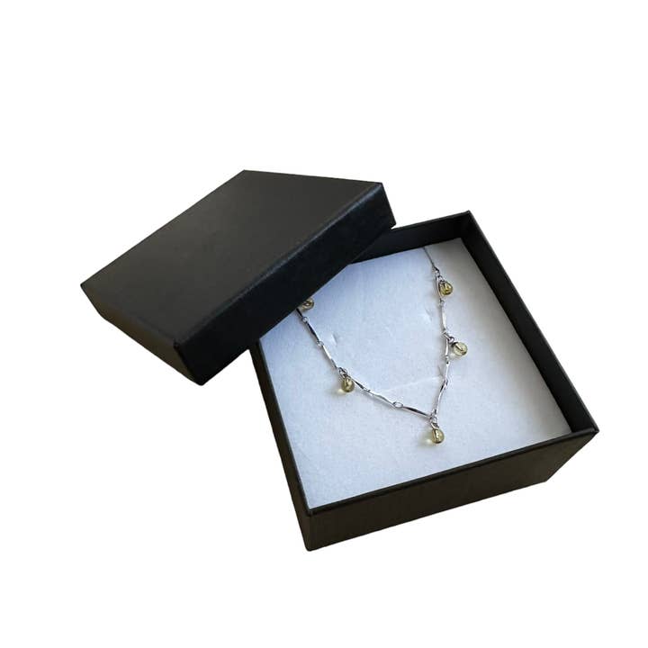 Zakka - Wholesale Jewelry Box/Organizer - 2" High Black Jewelry Gift Box 3.75"x3.75"x2" (94x94x50 mm)