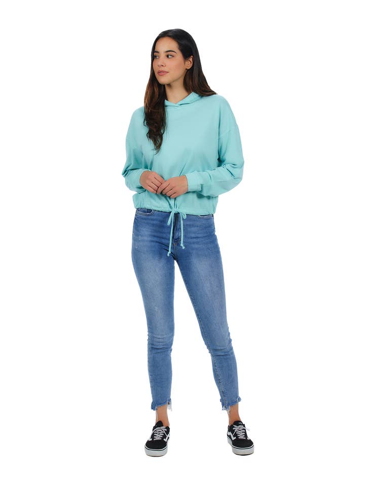 U.S. Apparel - Wholesale Hoodie – Women's - Ladies Cotton Boxy Drawstring Jersey Hoodie13