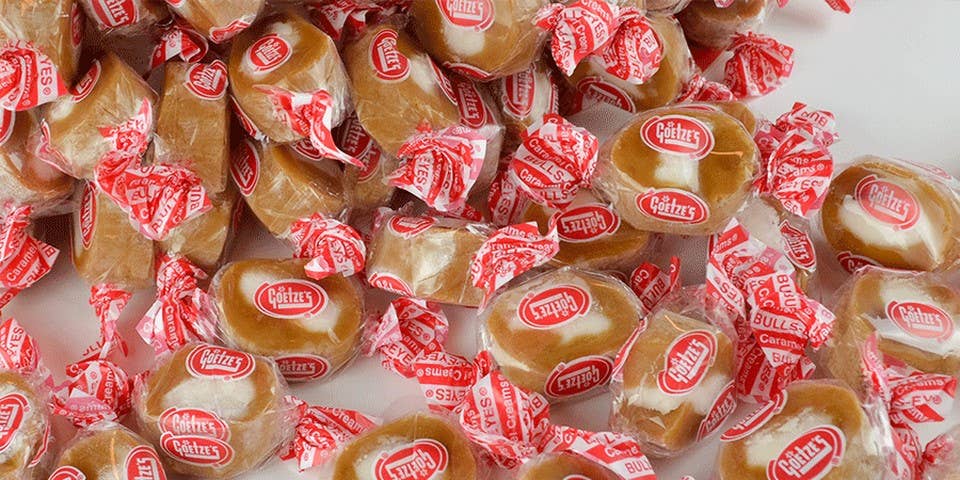 Grandpa Joe's Candy Shop - Wholesale Caramel - Goetze's Caramel Creams, Wrapped Bulk, 5lb Bag1