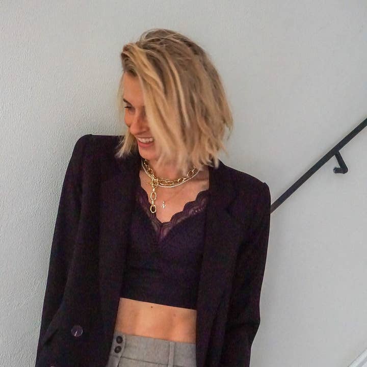 dash of daring - Wholesale Bralette - Women's - OLIVIA BRALETTE - BLACK1