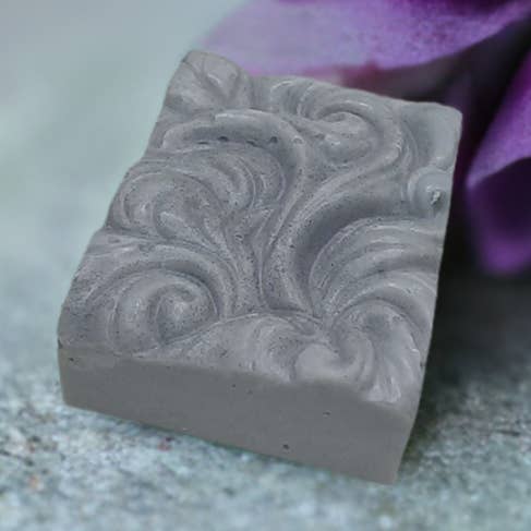 Bamboo Charcoal infused with lilac essential oils for wholesale by Simply Organic Soaps