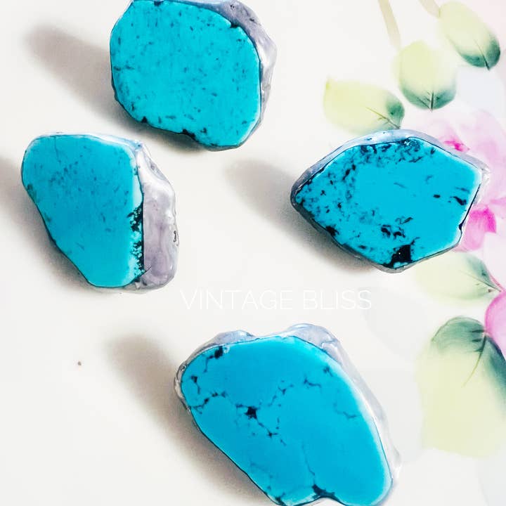 Vintage Bliss - Wholesale Brooch - Turquoise Color Soldered Western Hat Pin medium0