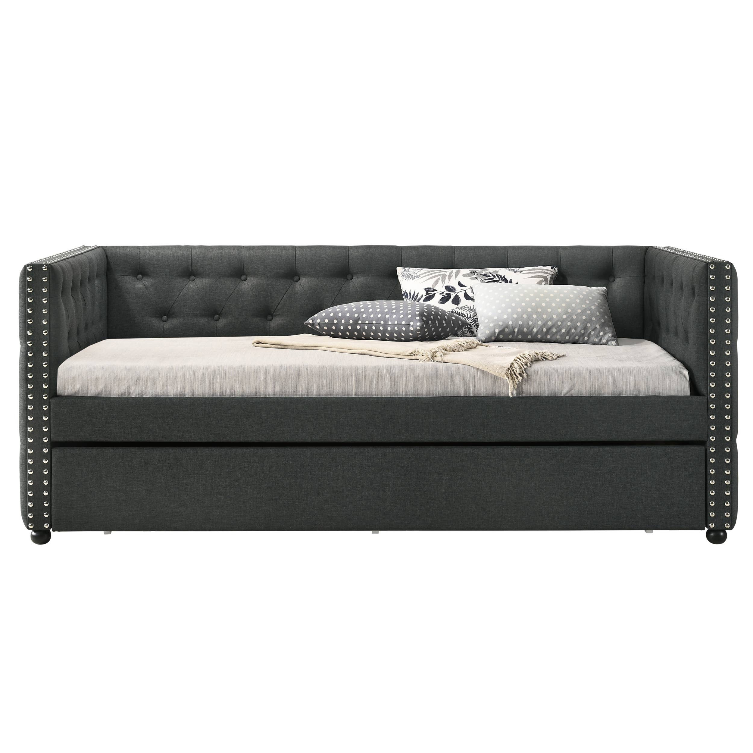 Acme Furniture Industry, Inc. - Wholesale Bed - Romona Upholstered Daybed with Trundle (Full)7
