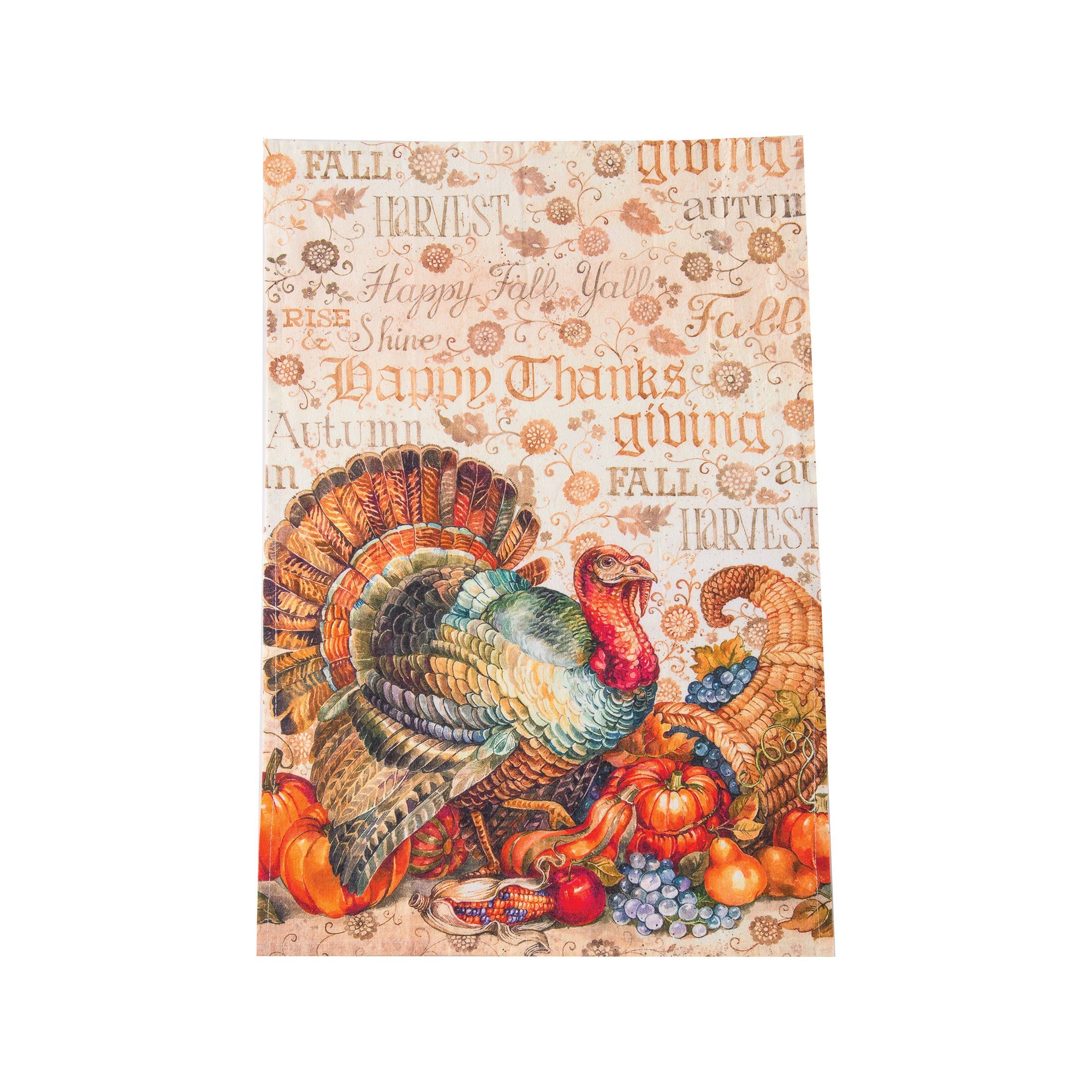 C&F Home - Wholesale Tea Towel - Fall/Harvest Traditional Turkey Thanksgiving Kitchen Towel0