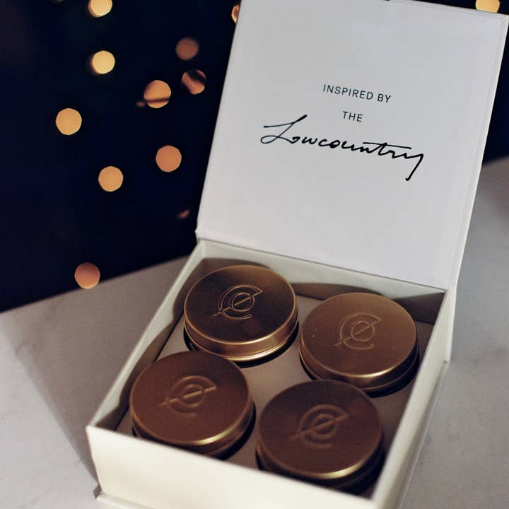 Charleston Candle Co. - Wholesale Gift Box - Travel Tin Gift Box (travel tins sold separately)