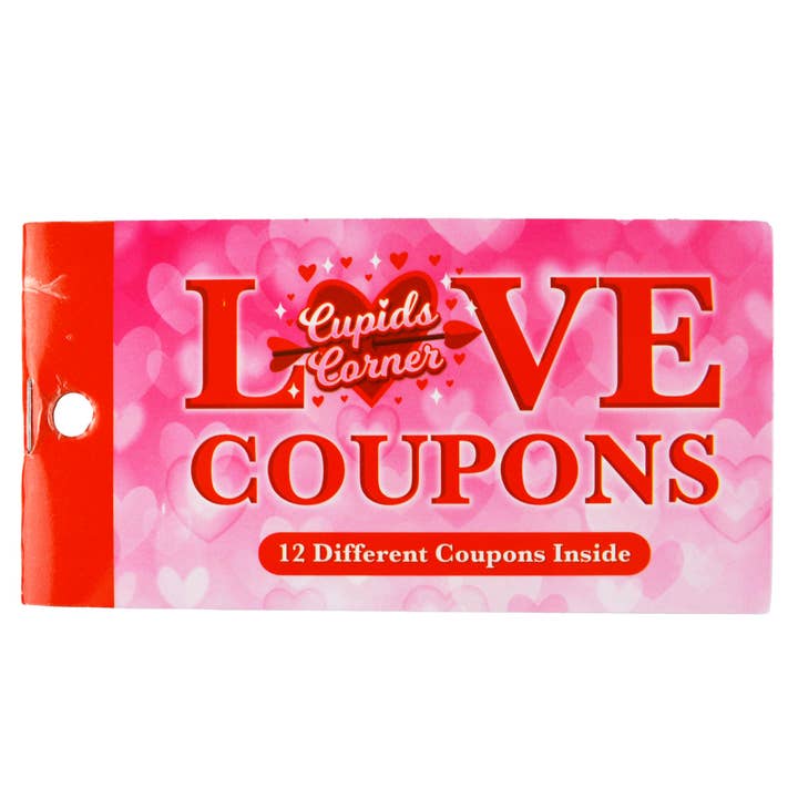 Novelty Closeout - Wholesale Valentine's Day Card - Valentines Day Love Coupon Booklets- 12/Pack