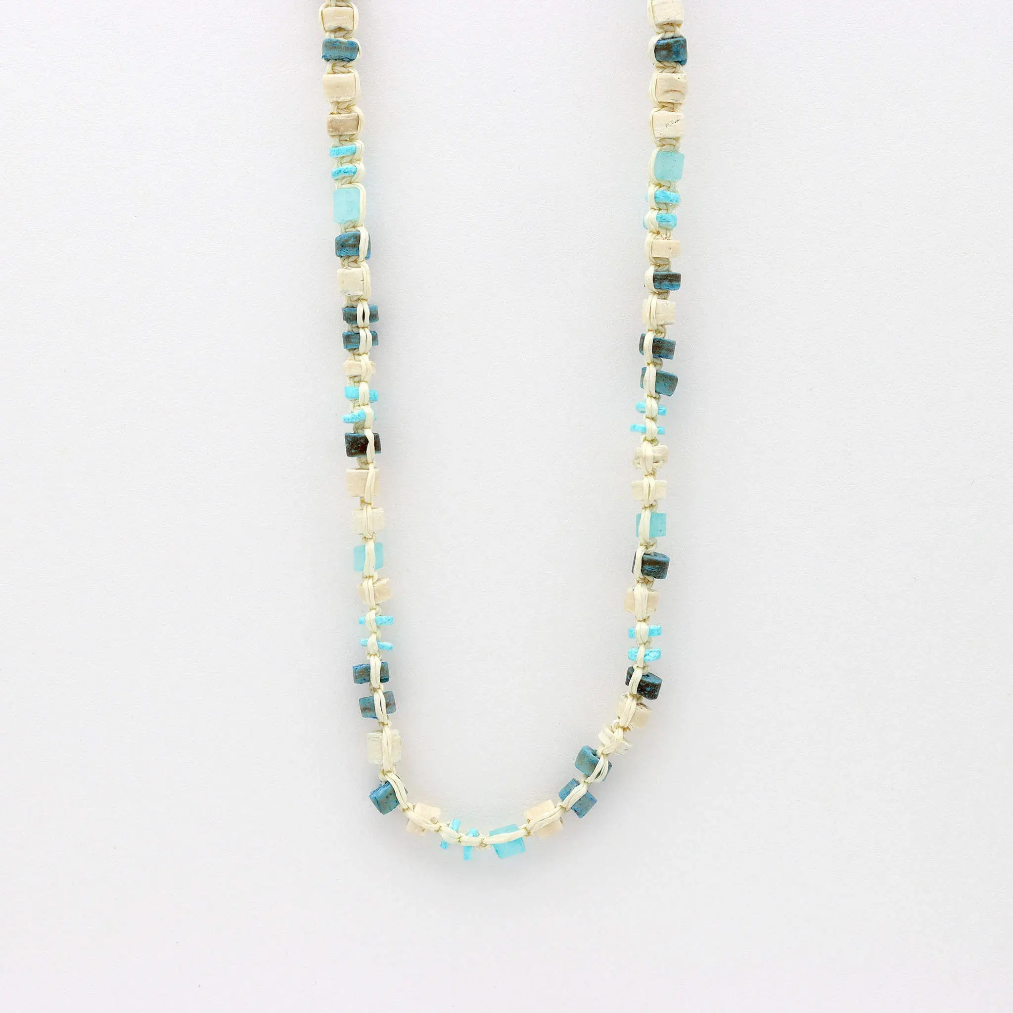 Pineapple Island - Wholesale Beaded/Pearl Necklace - Mount Rinjani Surfer Necklace0