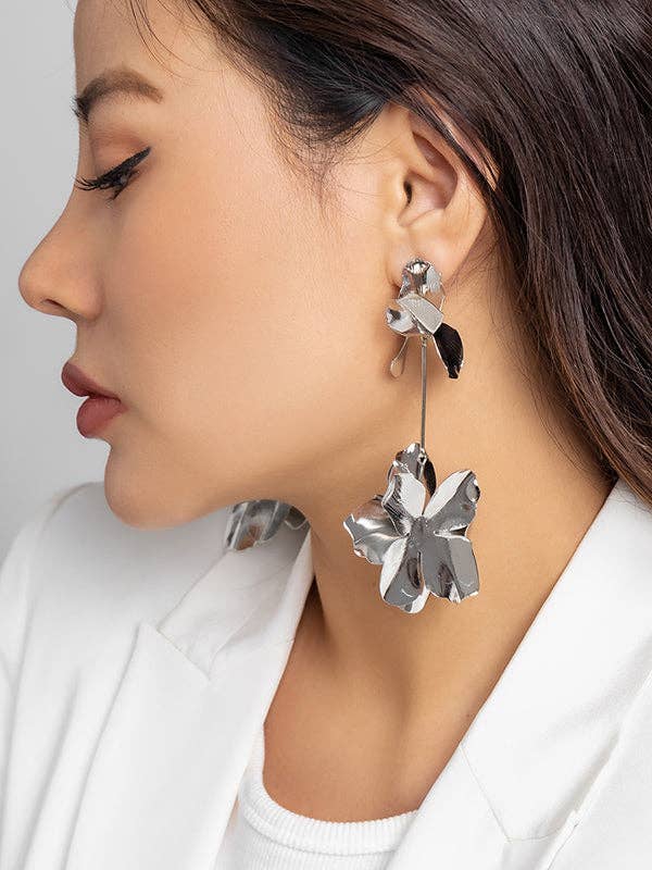 VividLux - Wholesale Dangle Earrings - Flower Shape Drop Earrings Earrings Accessories16