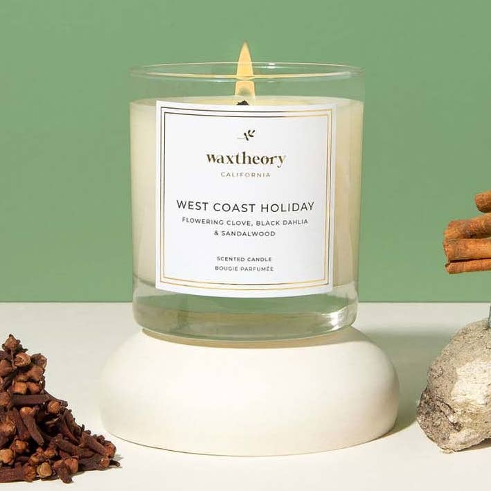 Vela de 8 oz de férias na costa oeste por atacado de Waxtheory