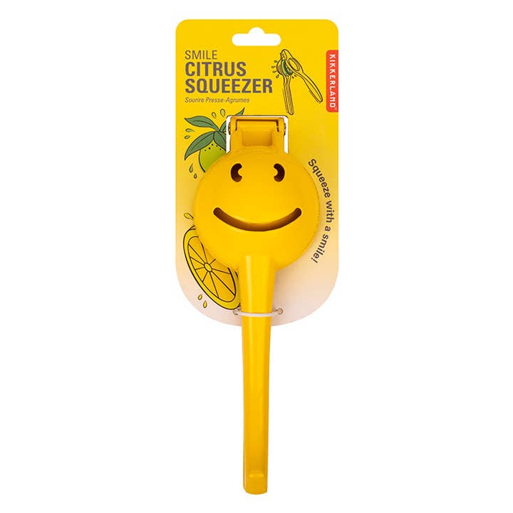 Kikkerland Design Inc - Wholesale Juicer - Smile Citrus Squeezer