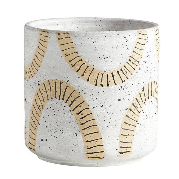 Lined Terracotta Pot for wholesale by 47th & Main (Creative Brands)