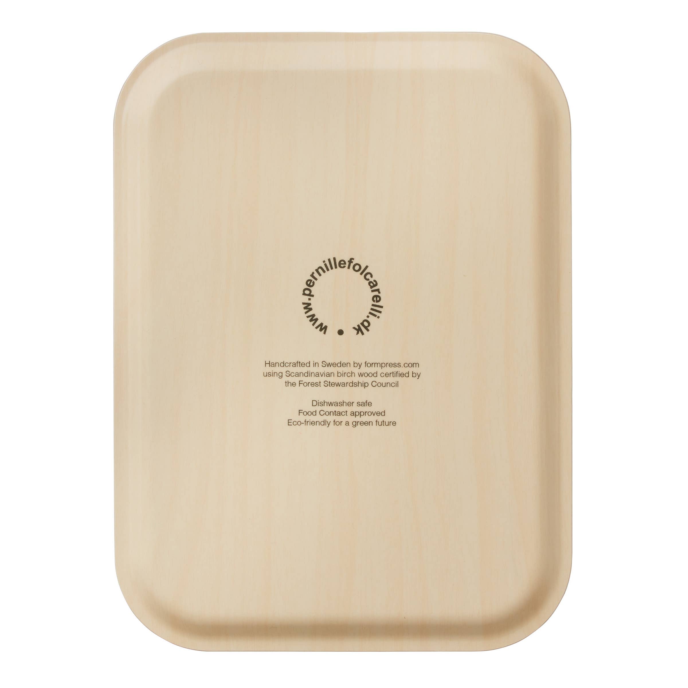 PERNILLE FOLCARELLI - Wholesale Serving Tray - Serving tray 20x27 cm Seaweed dark green2