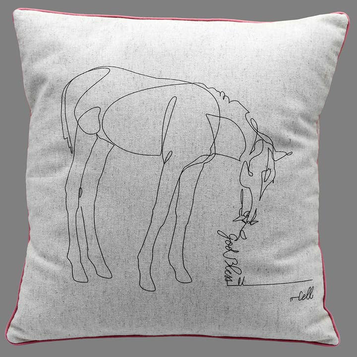 Cosette et les lys - Wholesale Throw Pillow Cover - God bless U — Textile art cover3