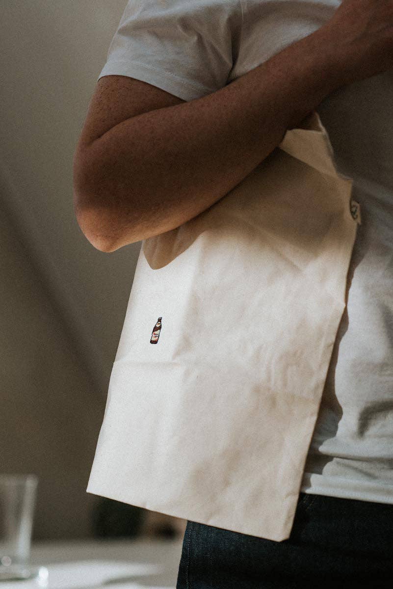 Fashion Drinks - Vendita all'ingrosso Borsa tote - Unisex - Bazi® | Borsa ricamata in cotone biologico3