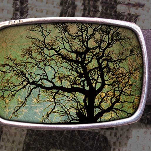 Boucle de ceinture Tree Portrait pour la vente par Regan Flegan