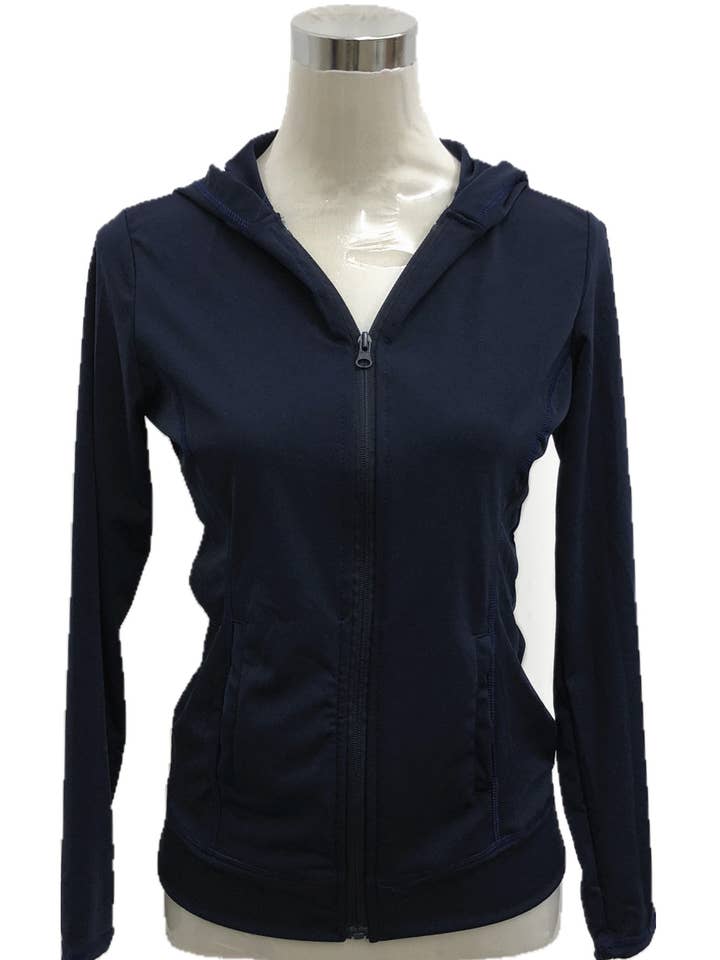 SSImport - Wholesale Athletic Jacket - Women's - A358 SPORTS HOODIE JACKET MIXED SIZES 12PCS/SET36