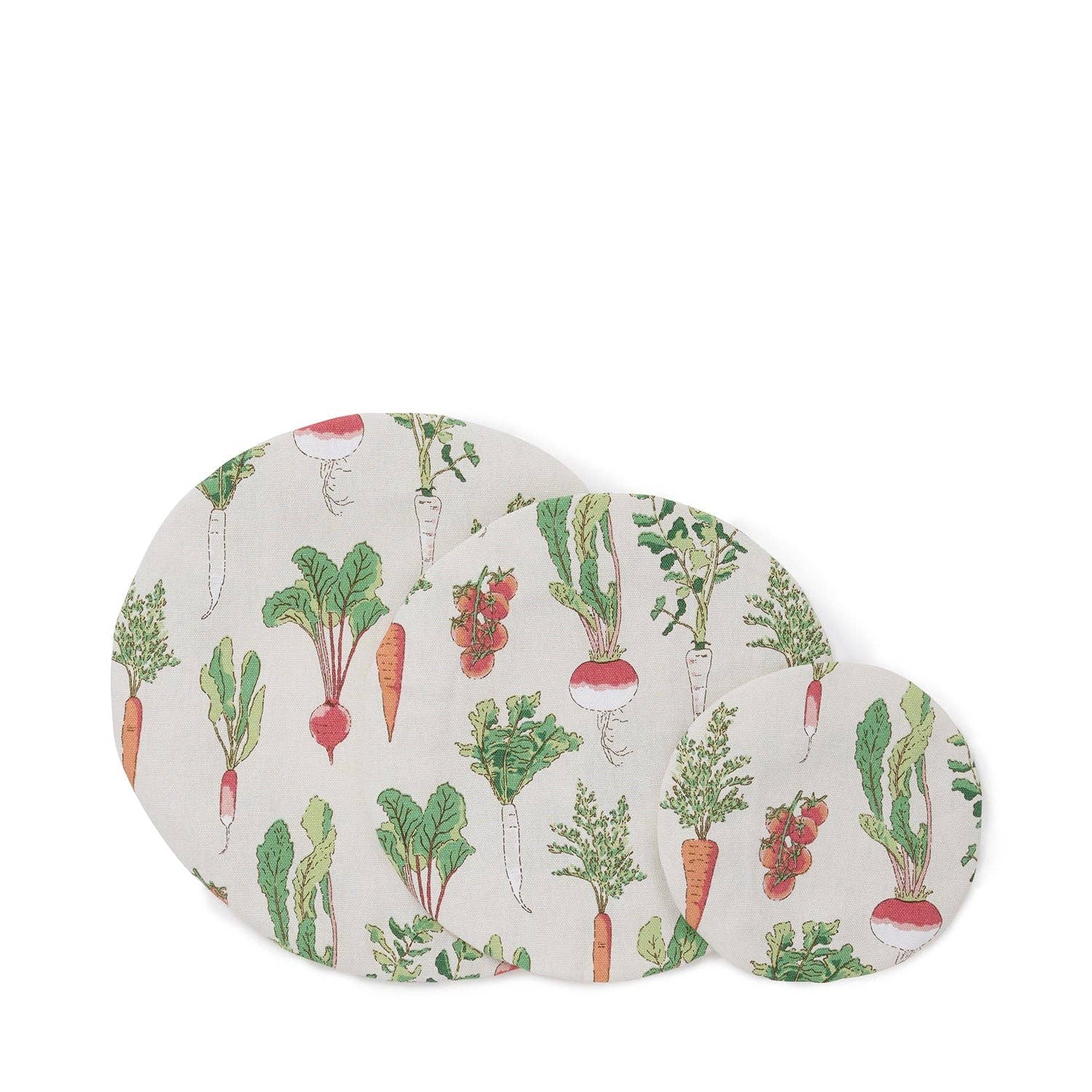 Sophie Allport – wholesale Food storage wrap/bag – Garden Vegetables Food Covers (Set of 3)2