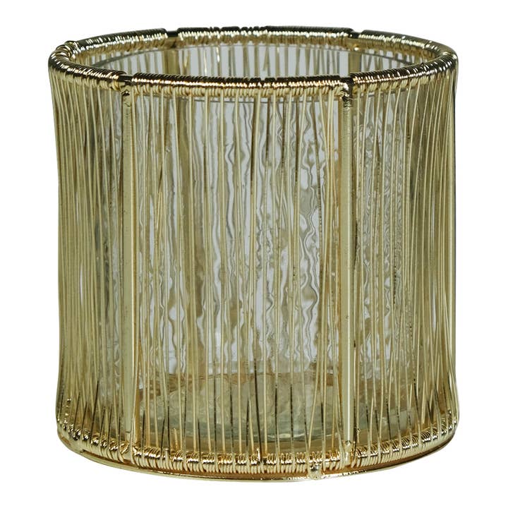 lanterne en métal champagne or a pour la vente par Mars & More - Brand of B Living