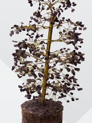 Árbol de piedras preciosas de amatista, árbol de amatista (600 fichas de árbol) para venta al por mayor de jiomind