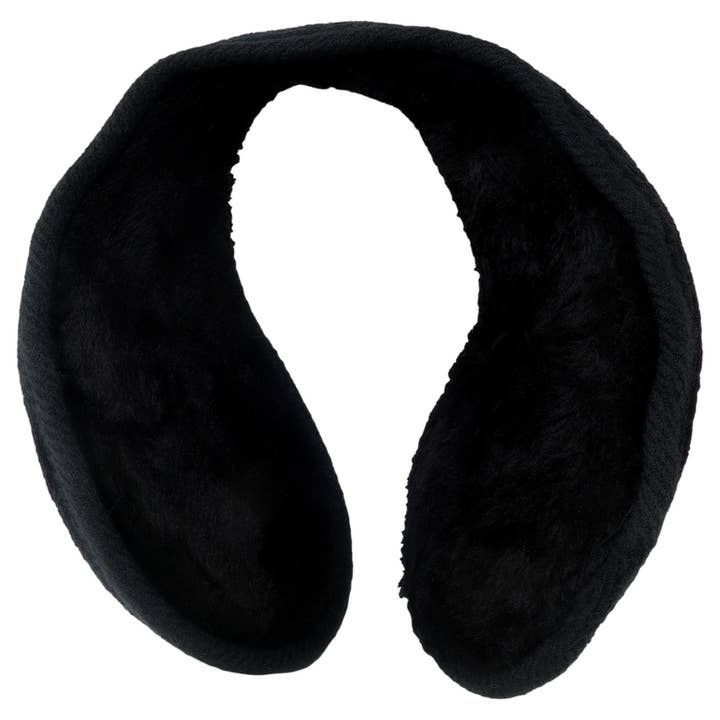 Protetores de orelha pretos grandes felpudos aquecedores de orelha. por atacado de Tribal Trade GmbH