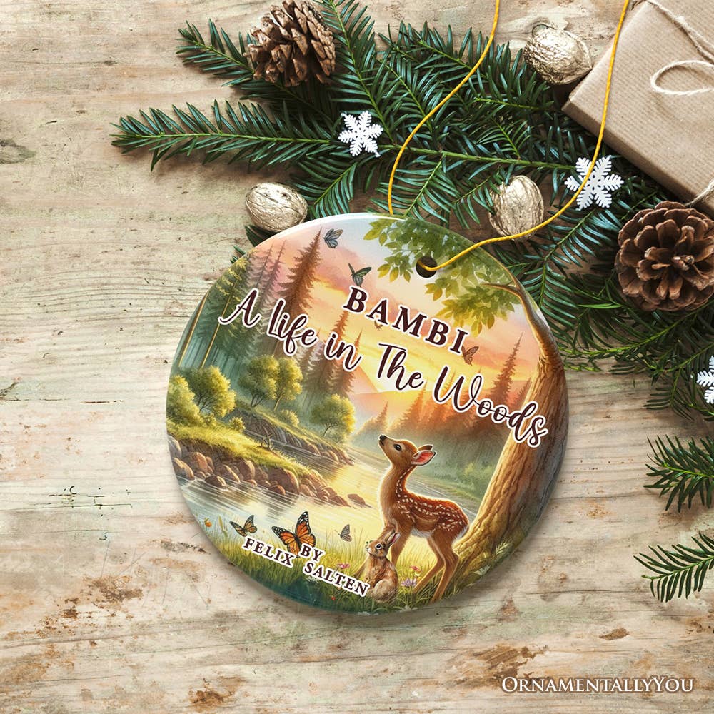 OrnamentallyYou - Wholesale Ornament - A Life in the Woods by Felix Salten Ornament Bambi's Journey3