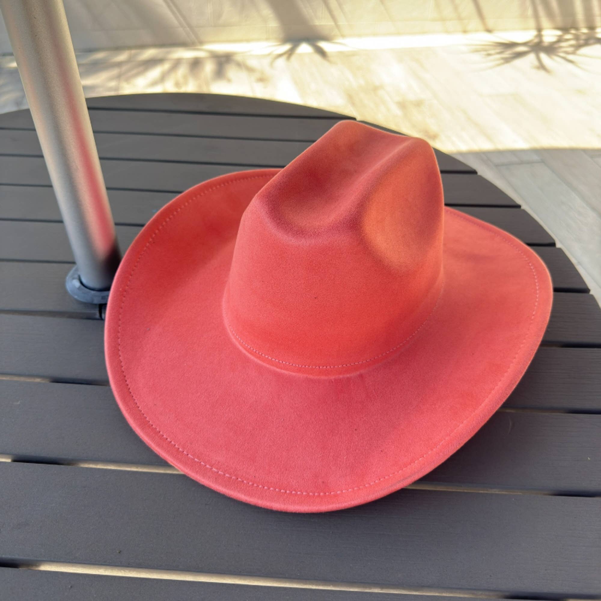 Queens INC - Wholesale Cowboy Hat - Women's - 🤠 Vegan Suede Cattleman Cowboy Hat4