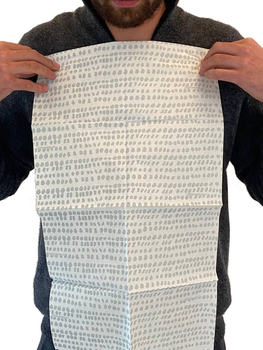 NEATGOODS, LLC. - Wholesale Disposable Napkin - Stylish Disposable Adhesive Napkins/Bibs | 100-Count Box3