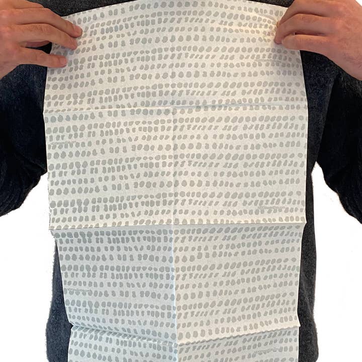 NEATGOODS, LLC. - Wholesale Disposable Napkin - Stylish Disposable Adhesive Napkins/Bibs | 100-Count Box3