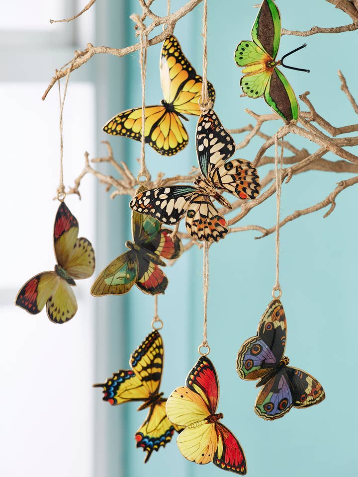 Butterfly Metal Decoration for wholesale by Namaste