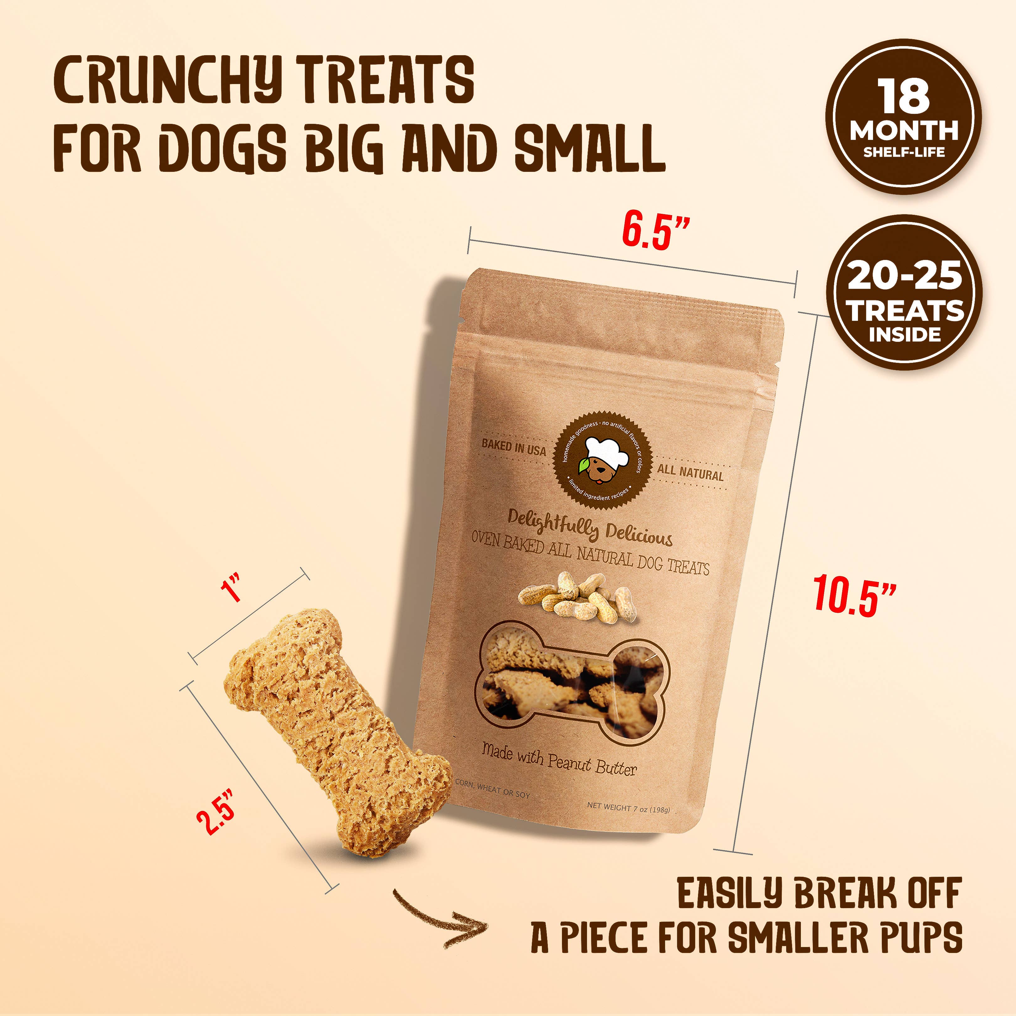 Delightfully Delicious Dog Treats – wholesale Pet treats – Dog – Peanut Butter Dog Treats | Natural Dog Treat | Dog Treat Bag3